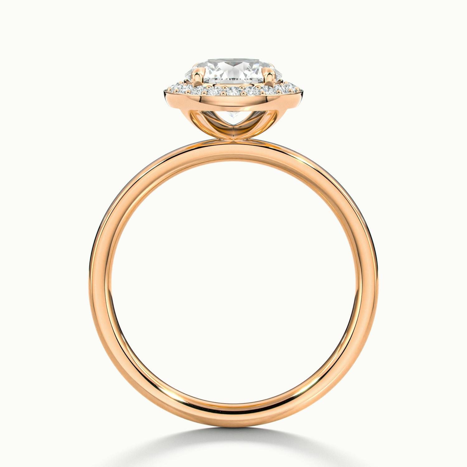 Novera Round Halo Engagement Ring