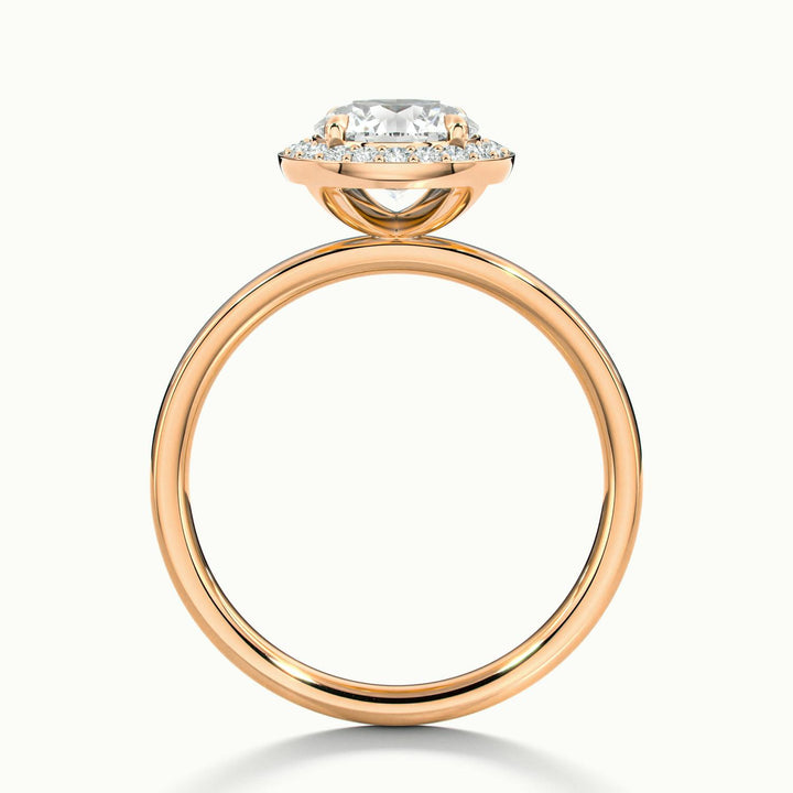 Novera Round Halo Engagement Ring