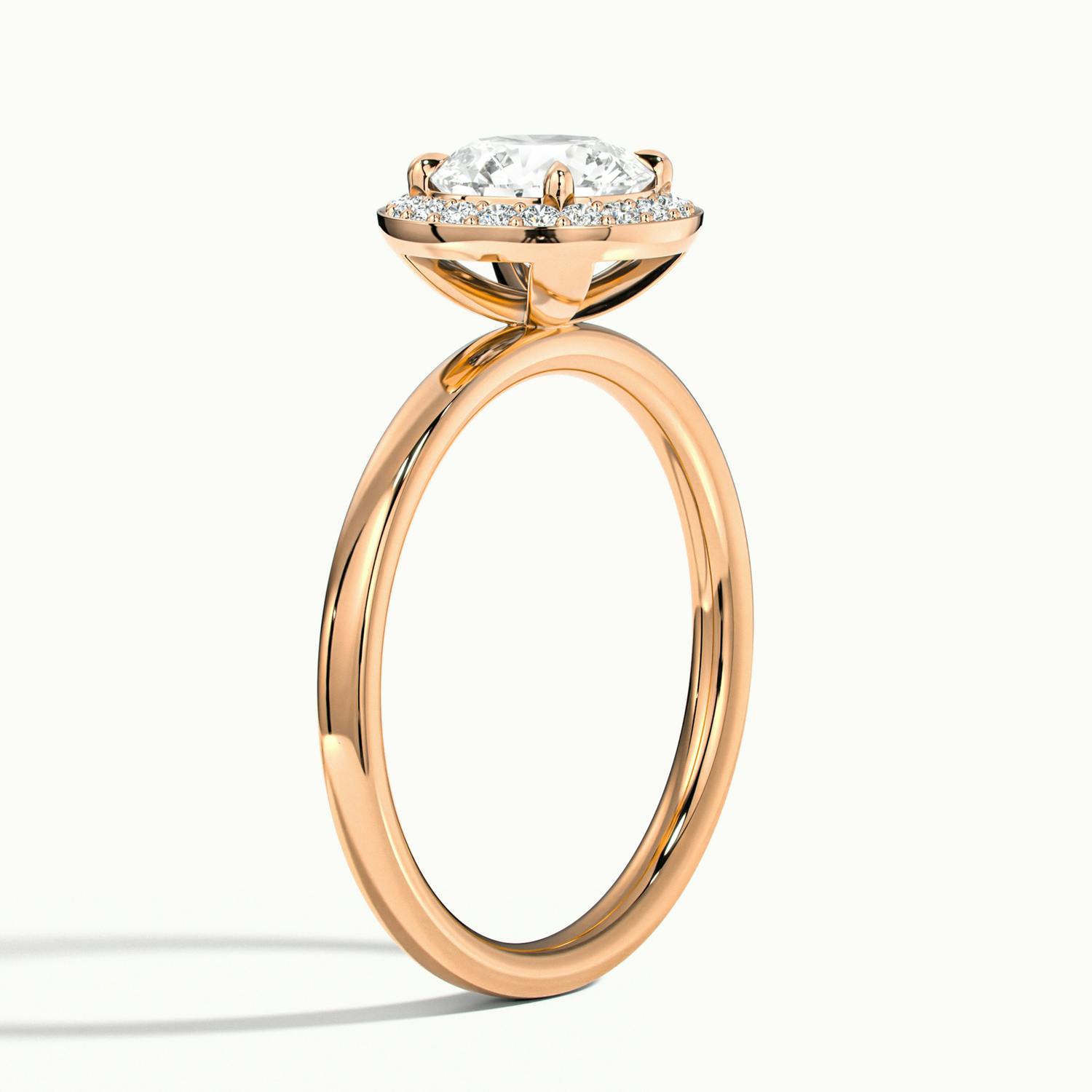 Novera Round Halo Engagement Ring