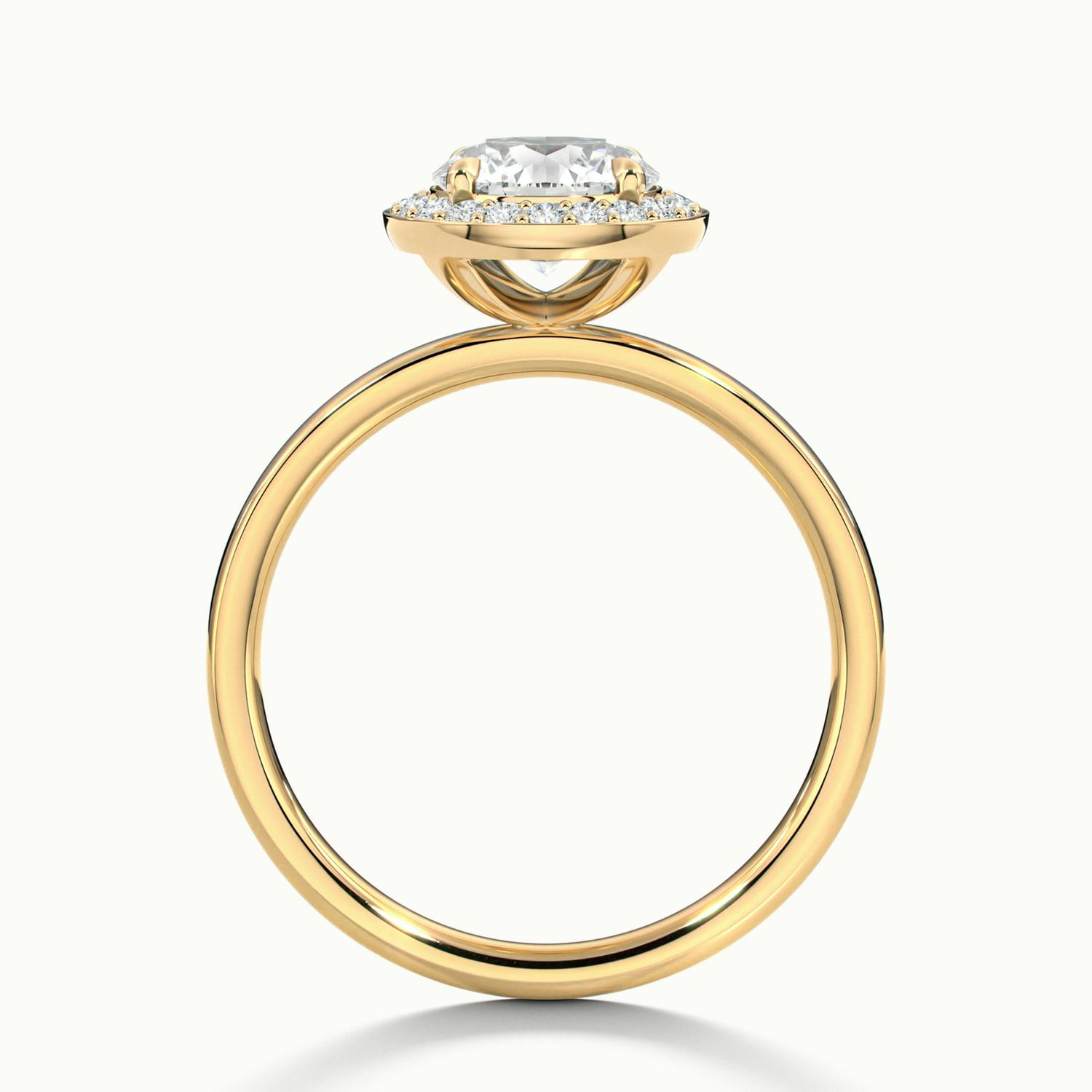 Novera Round Halo Engagement Ring