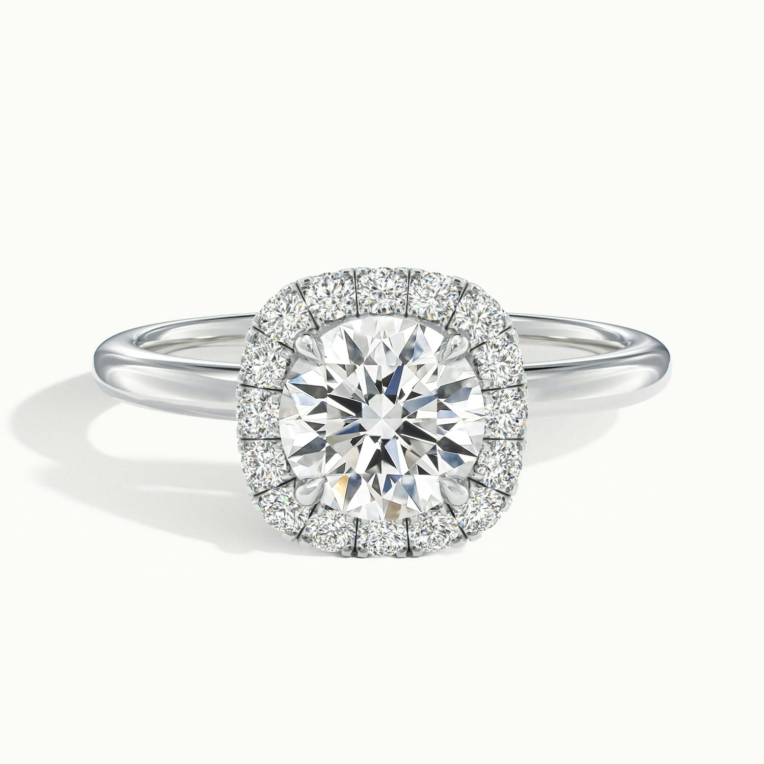 Avielle Round Halo Engagement Ring