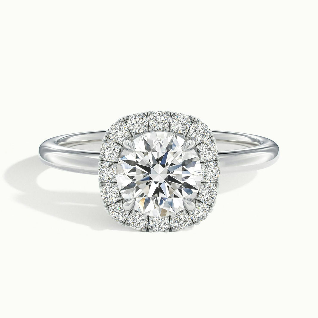 Avielle Round Halo Engagement Ring