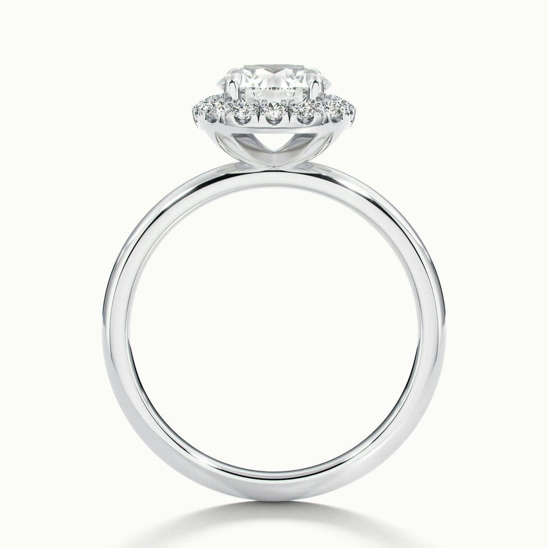 Avielle Round Halo Engagement Ring