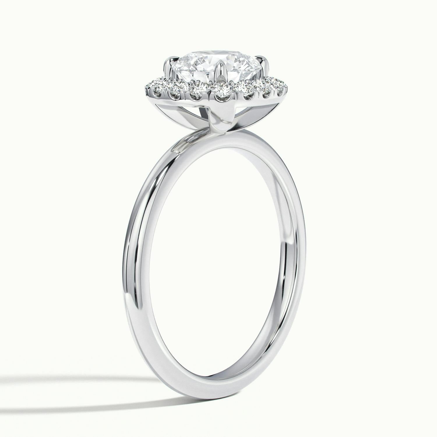 Avielle Round Halo Engagement Ring