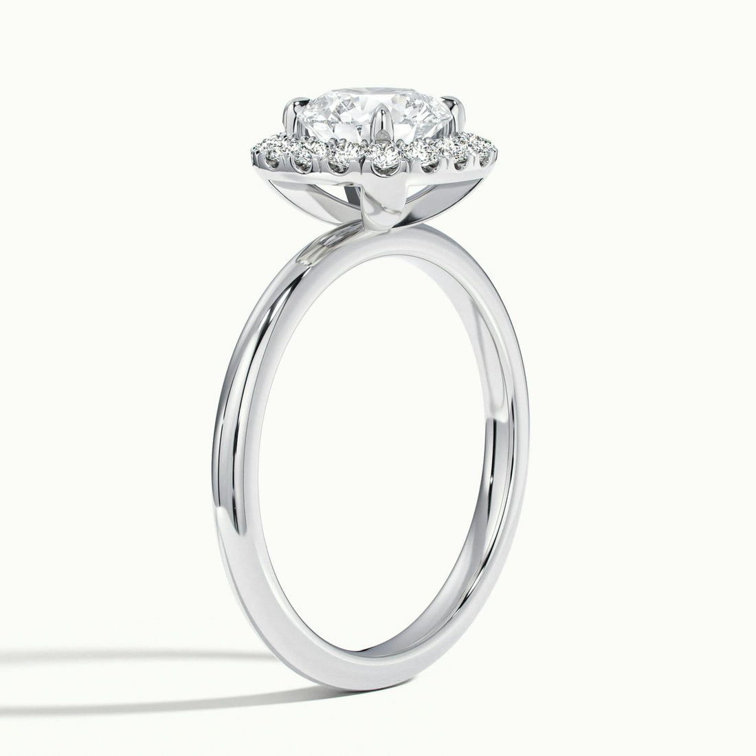 Avielle Round Halo Engagement Ring
