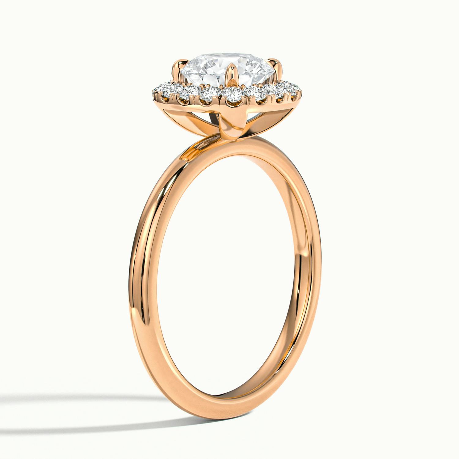 Avielle Round Halo Engagement Ring