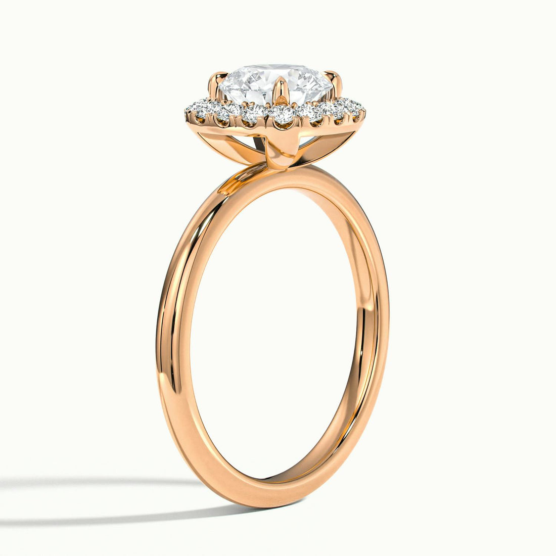Avielle Round Halo Engagement Ring