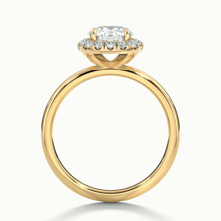 Avielle Round Halo Engagement Ring
