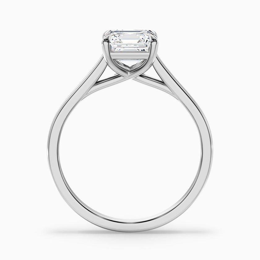 Jessica Asscher Cut Solitaire Lab Grown Diamond Ring