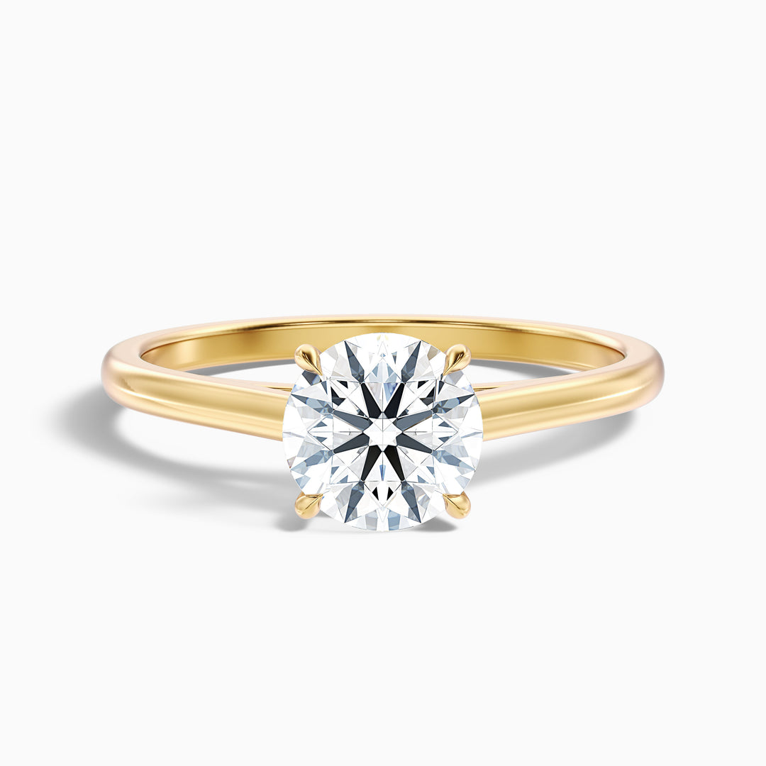 Sphinx Round Cut Solitaire Lab Grown Diamond Ring