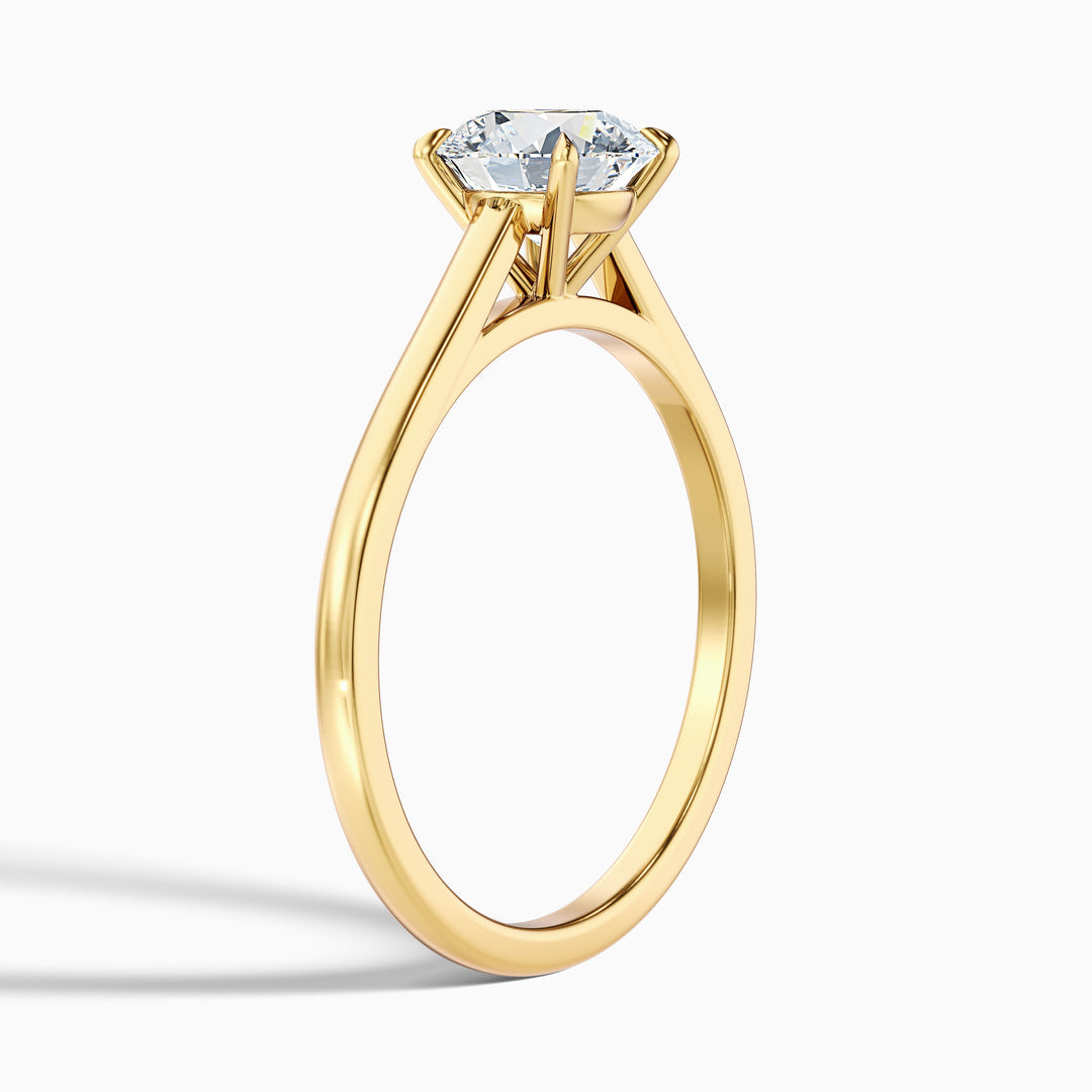 Sphinx Round Cut Solitaire Lab Grown Diamond Ring