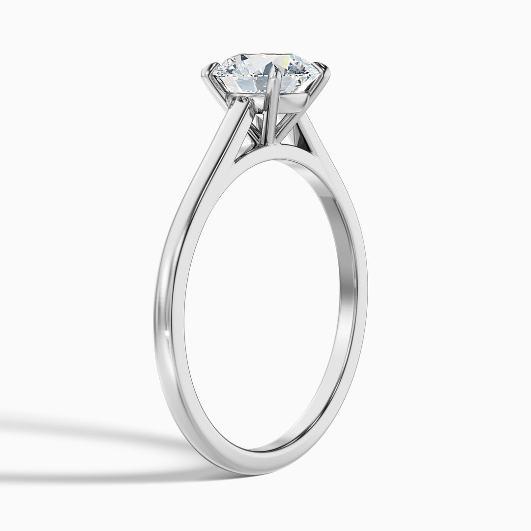 Sphinx Round Cut Solitaire Lab Grown Diamond Ring