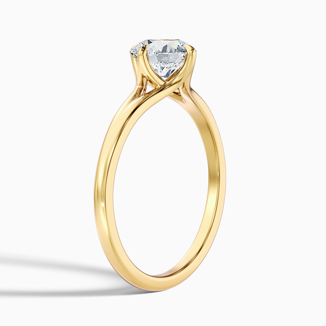 Kate Round Cut Solitaire Lab Grown Diamond Ring