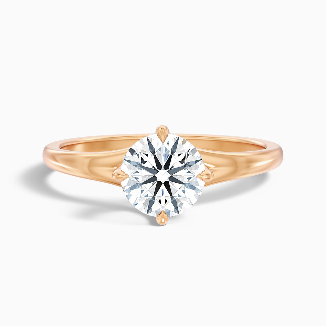 Kate Round Cut Solitaire Lab Grown Diamond Ring