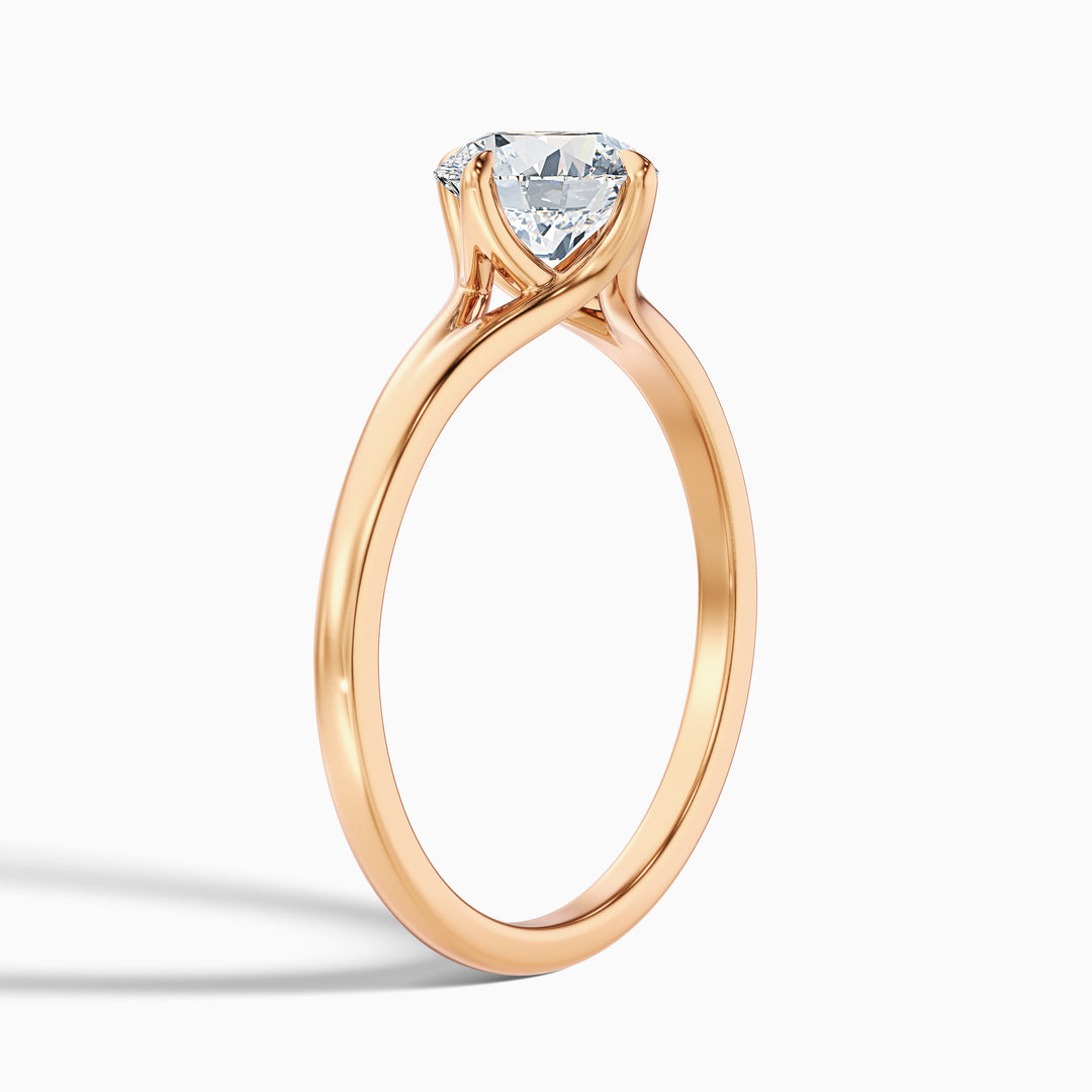 Kate Round Cut Solitaire Lab Grown Diamond Ring