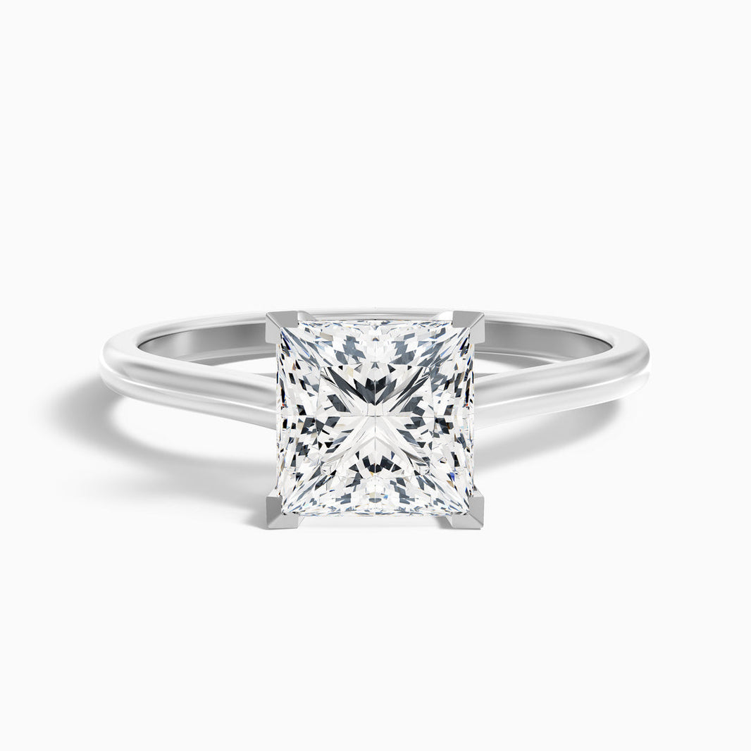 Avery Princess Cut Solitaire Lab Grown Diamond Ring