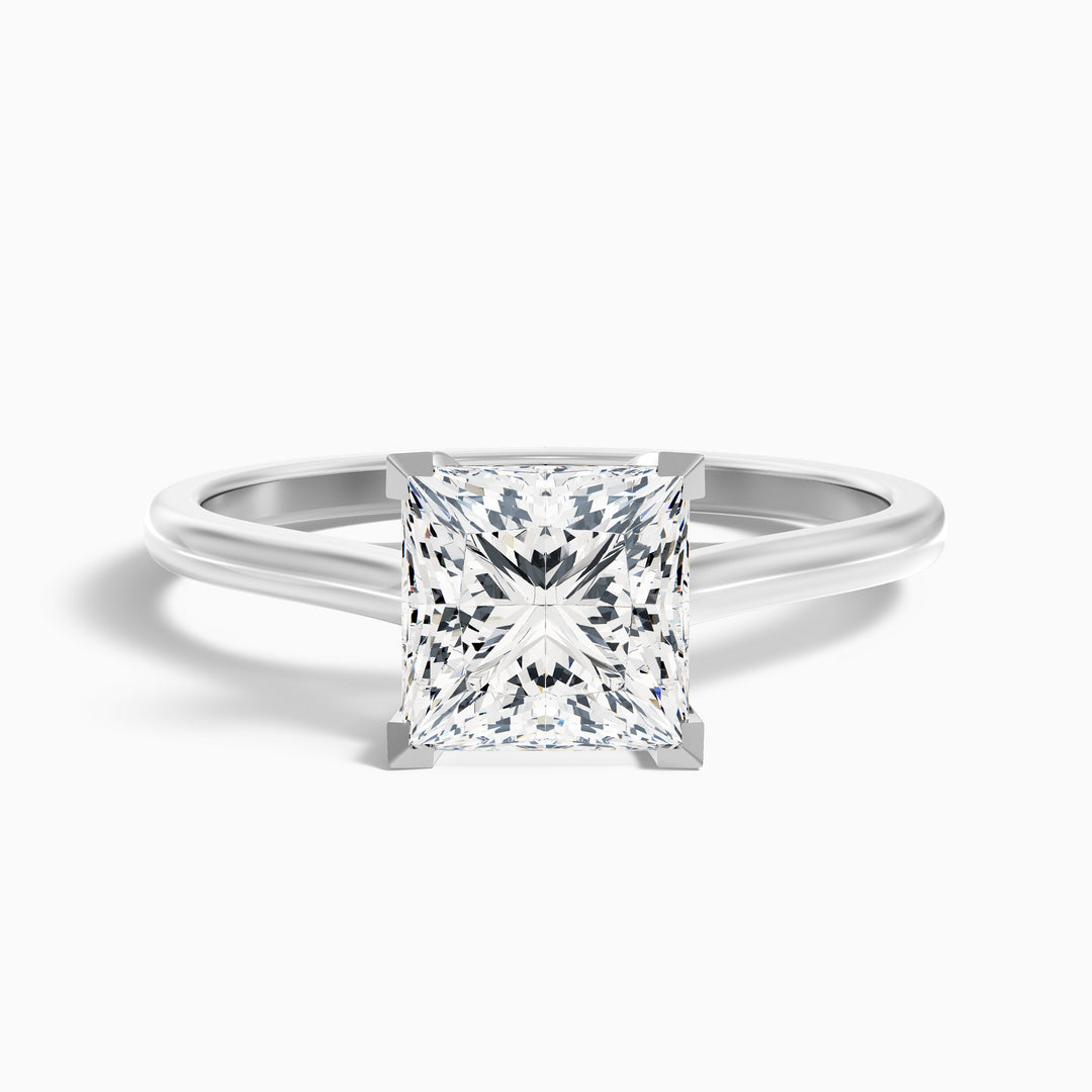 Avery Princess Cut Solitaire Lab Grown Diamond Ring