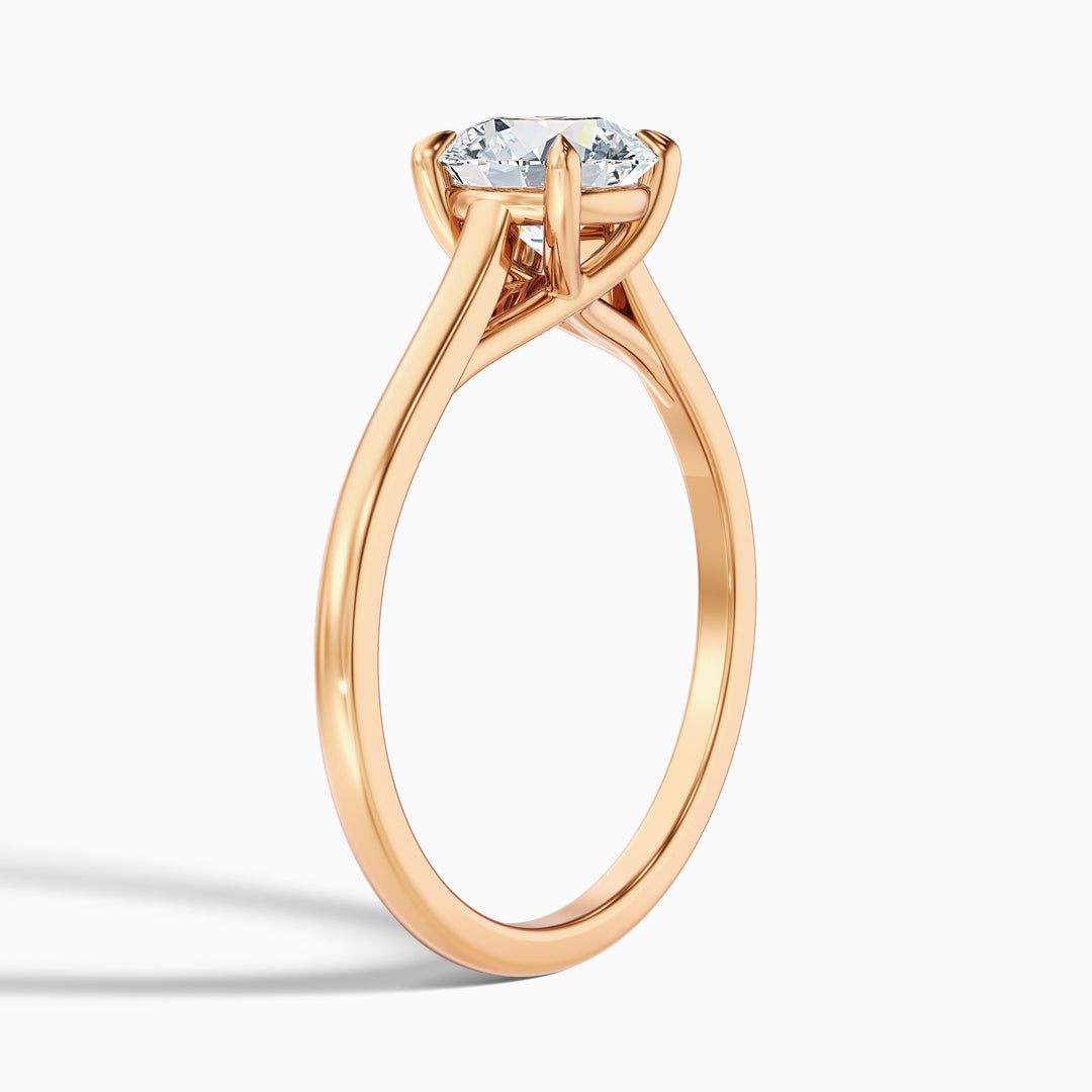 Josephine Round Solitaire Lab Grown Diamond Ring