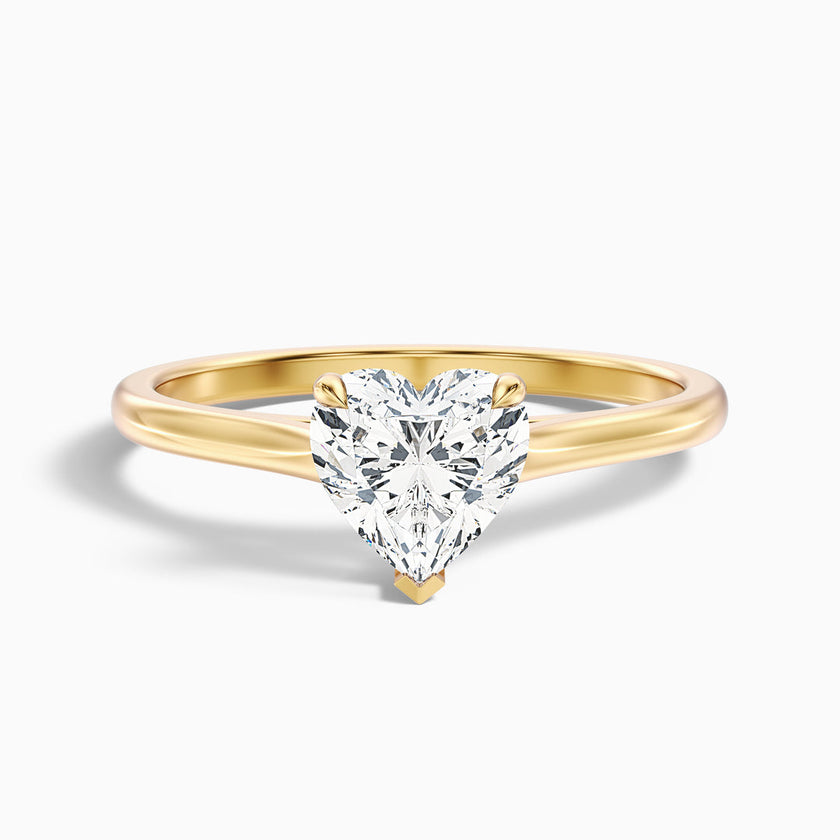 Sadie Heart Shaped Solitaire Lab Grown Diamond Ring
