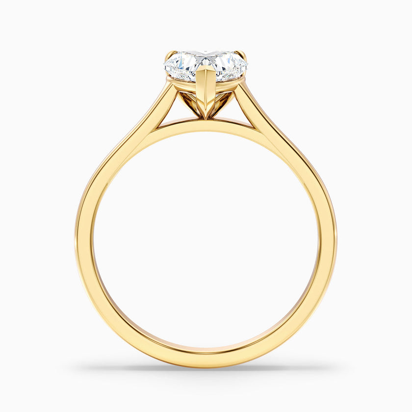 Sadie Heart Shaped Solitaire Lab Grown Diamond Ring