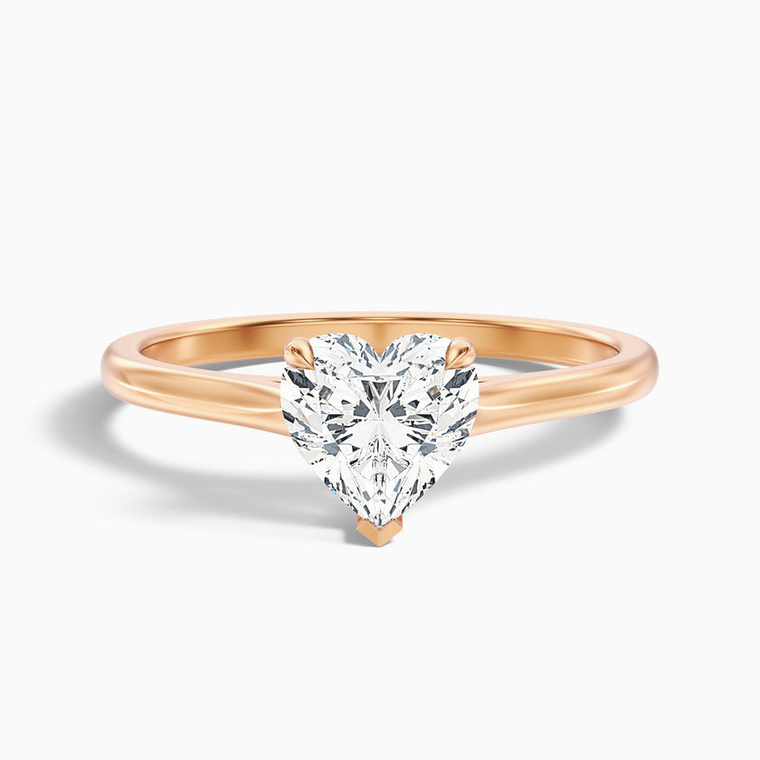 Sadie Heart Shaped Solitaire Lab Grown Diamond Ring