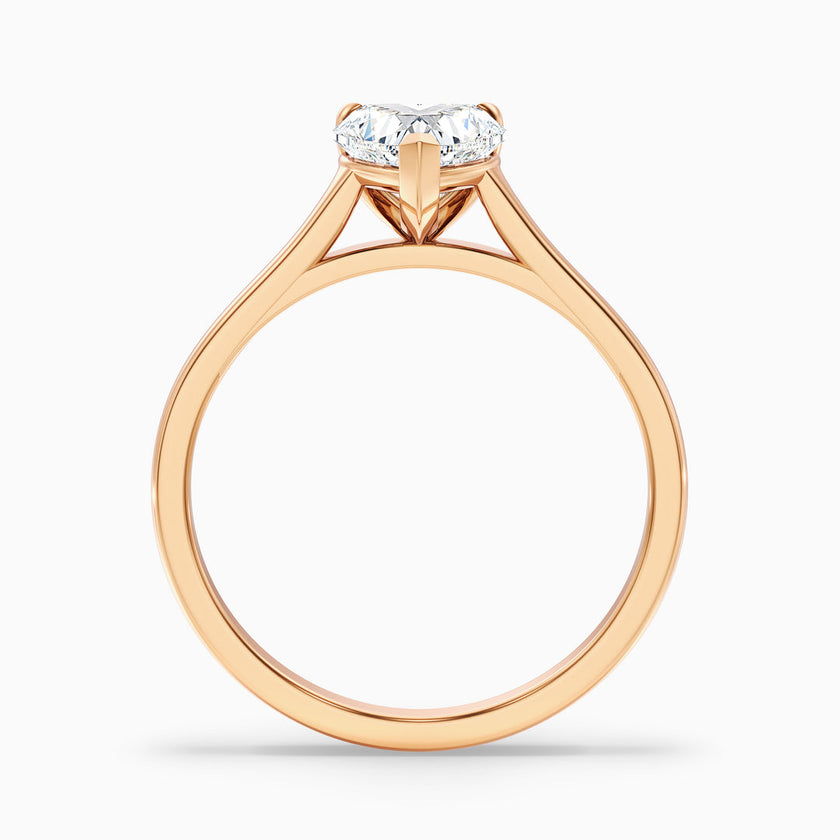 Sadie Heart Shaped Solitaire Lab Grown Diamond Ring