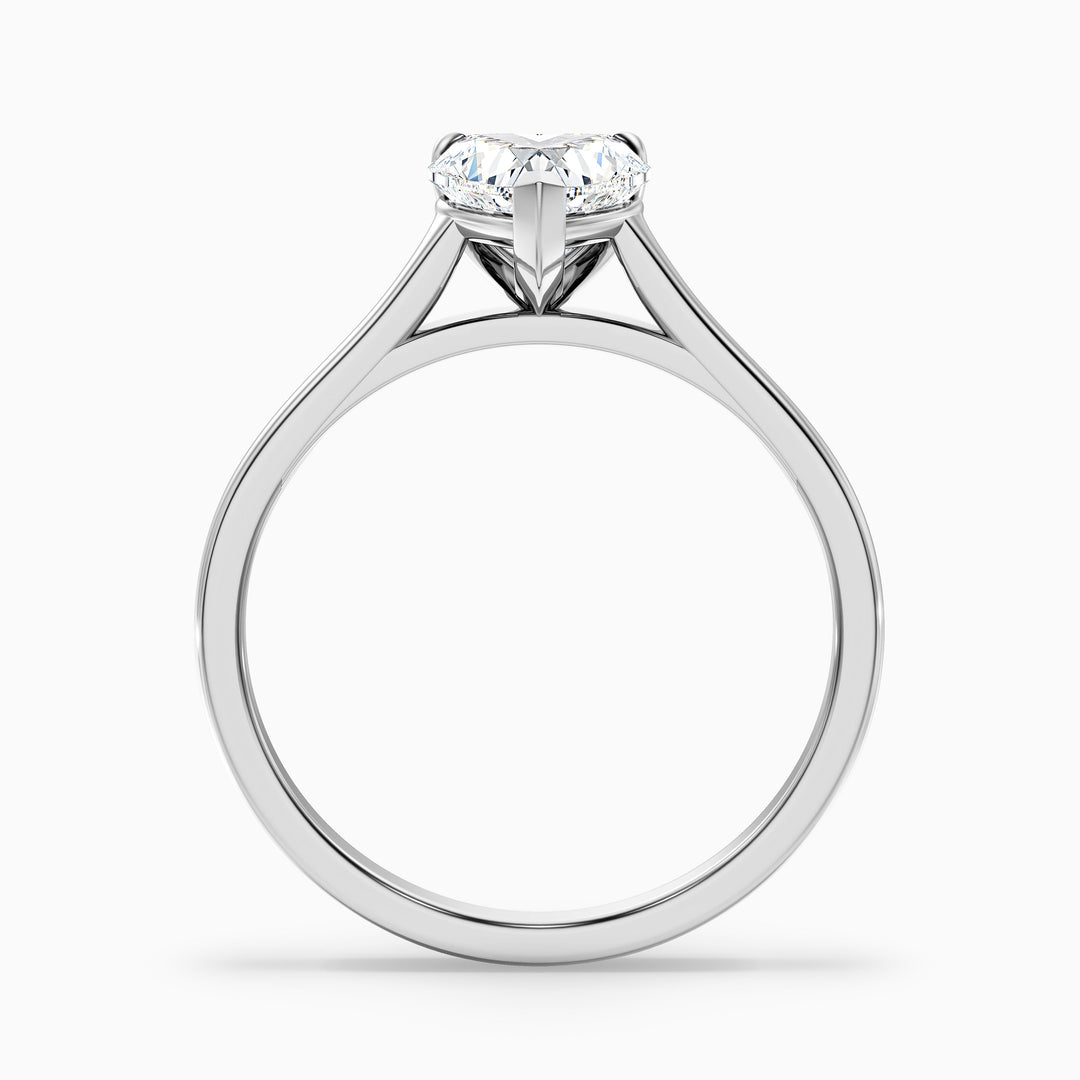 Sadie Heart Shaped Solitaire Lab Grown Diamond Ring