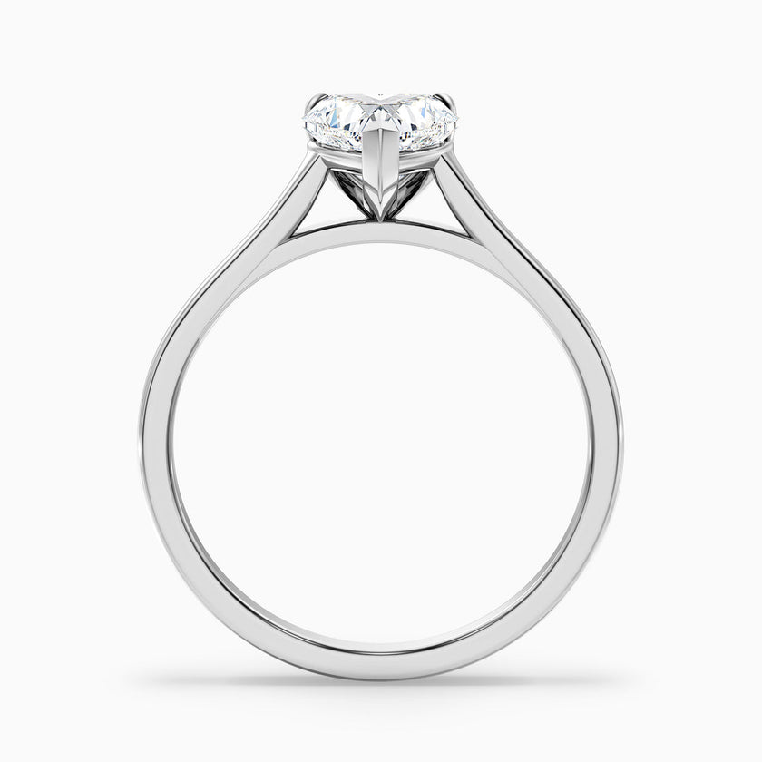 Sadie Heart Shaped Solitaire Lab Grown Diamond Ring