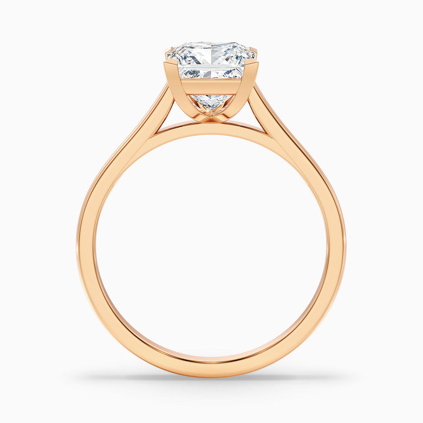 Ayla Princess Cut Solitaire Lab Grown Diamond Ring