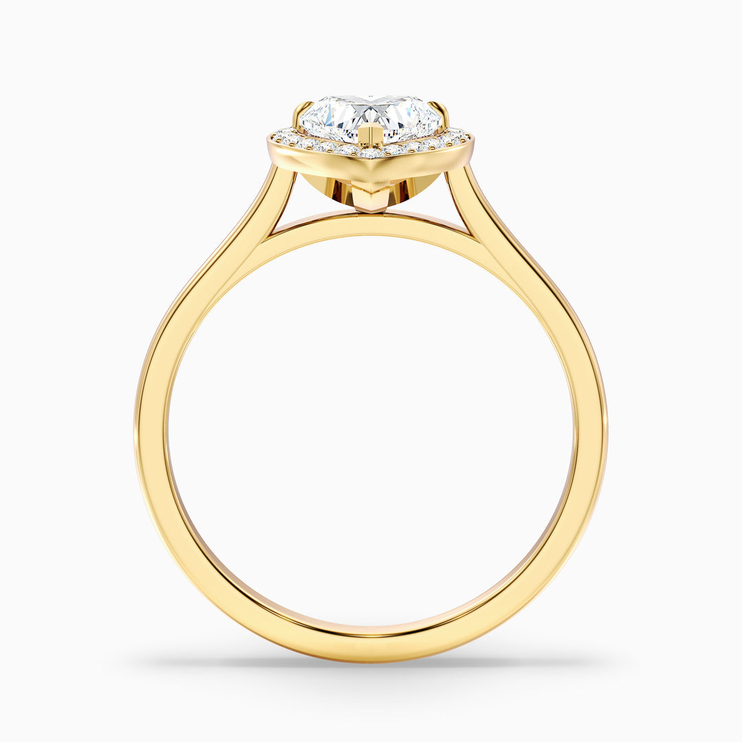 Juliette Heart Halo Lab Grown Diamond Ring