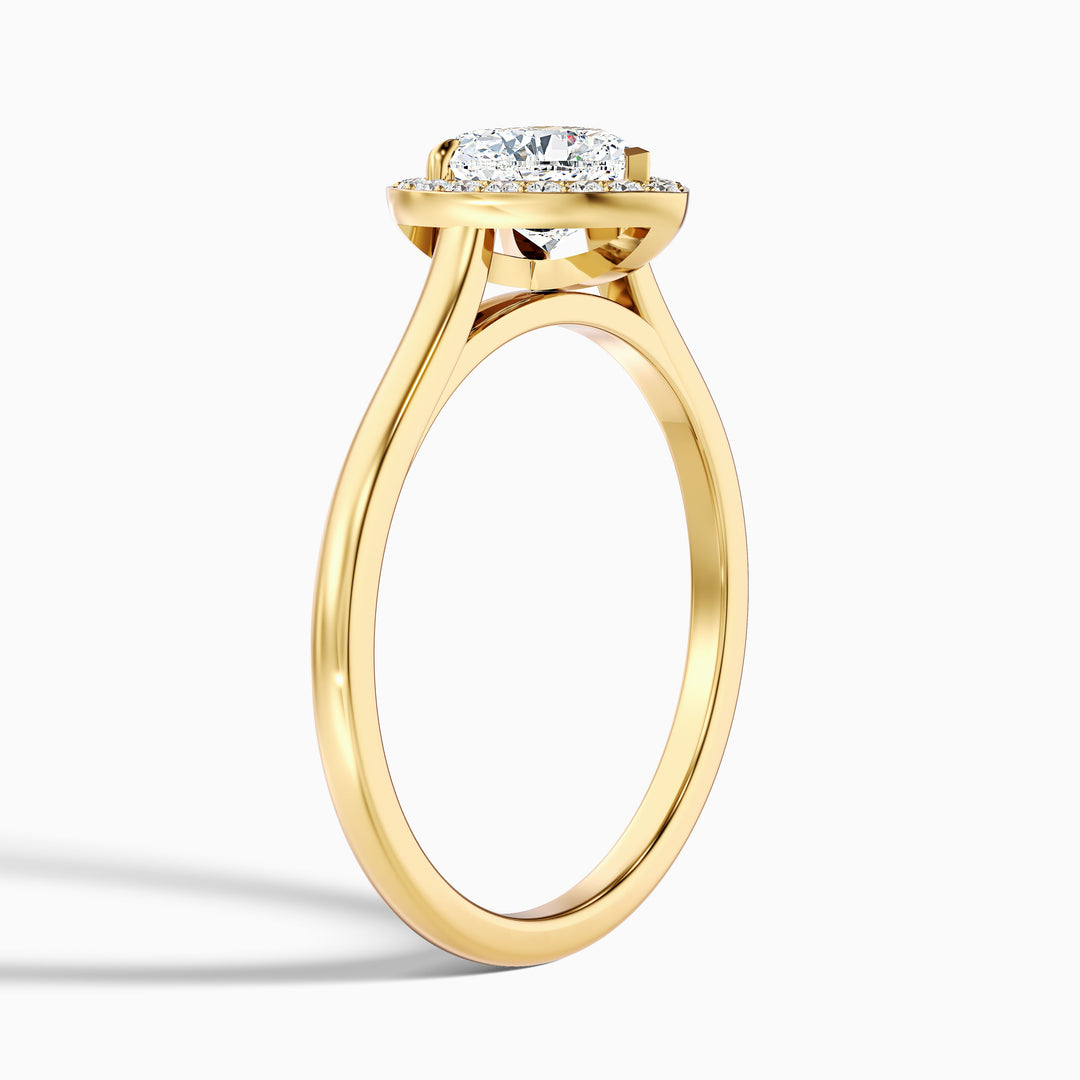 Juliette Heart Halo Lab Grown Diamond Ring