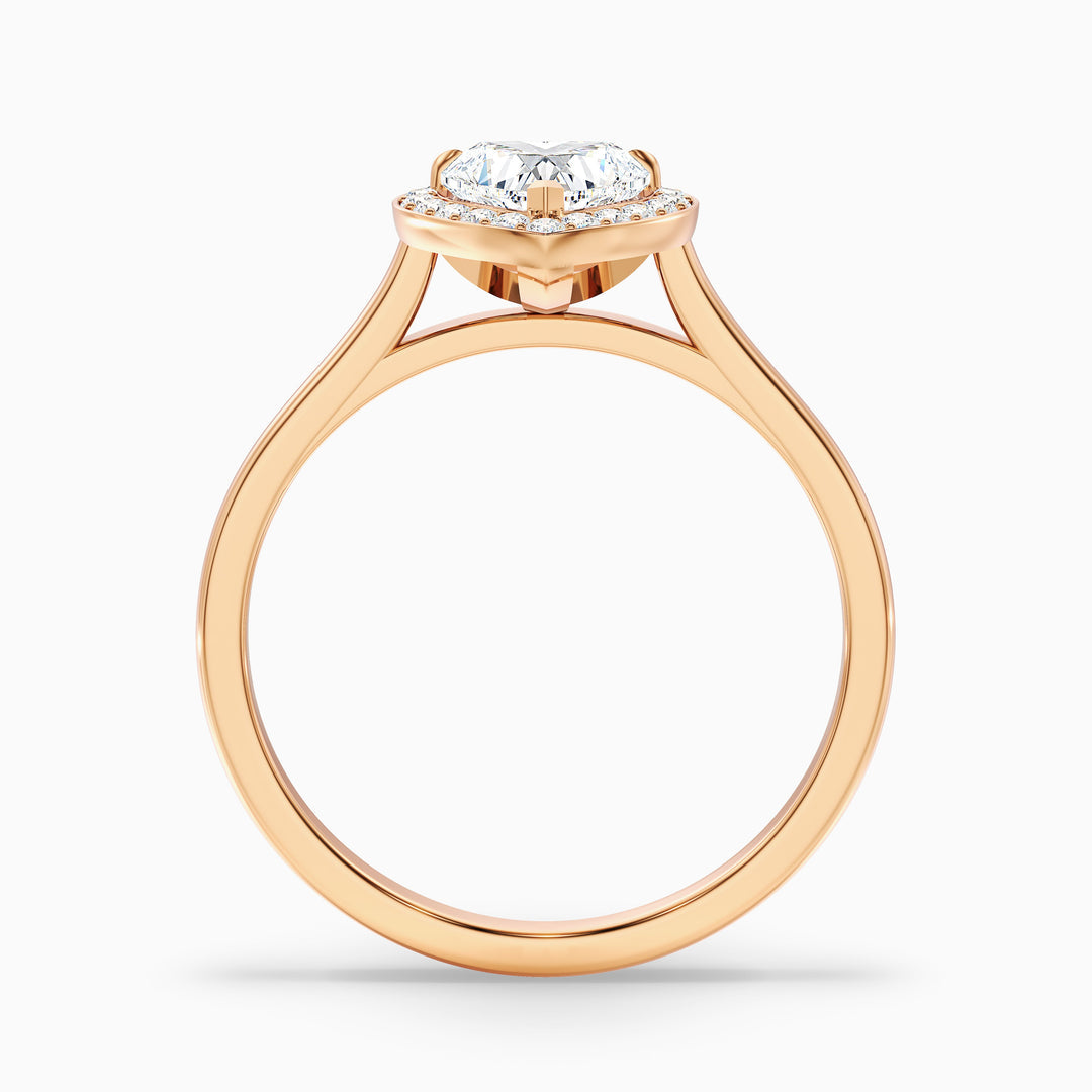 Juliette Heart Halo Lab Grown Diamond Ring