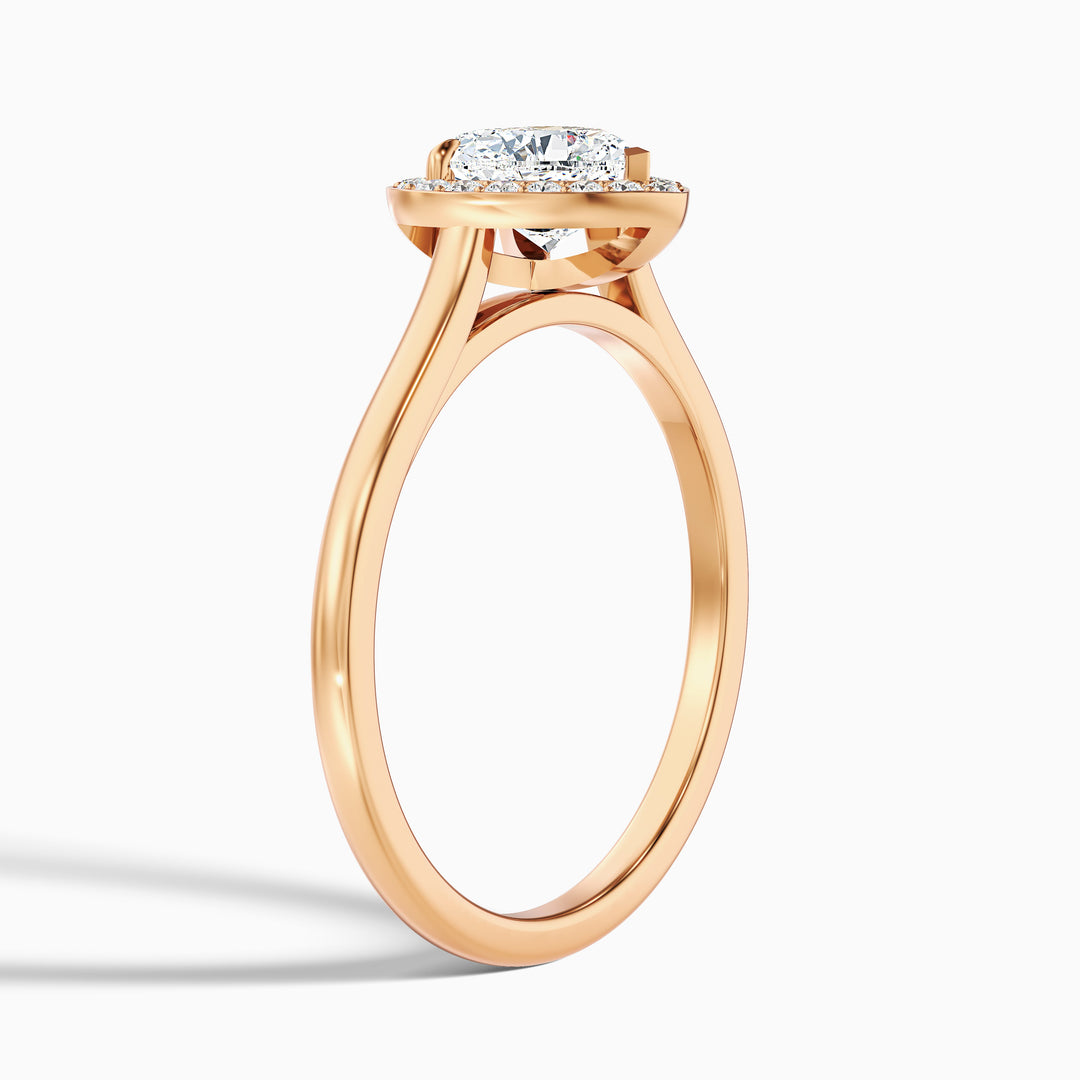 Juliette Heart Halo Lab Grown Diamond Ring
