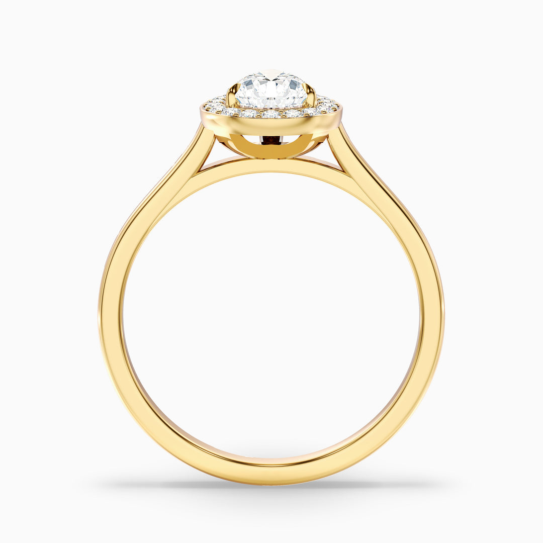 Ciara Pear Halo Lab Grown Diamond Ring