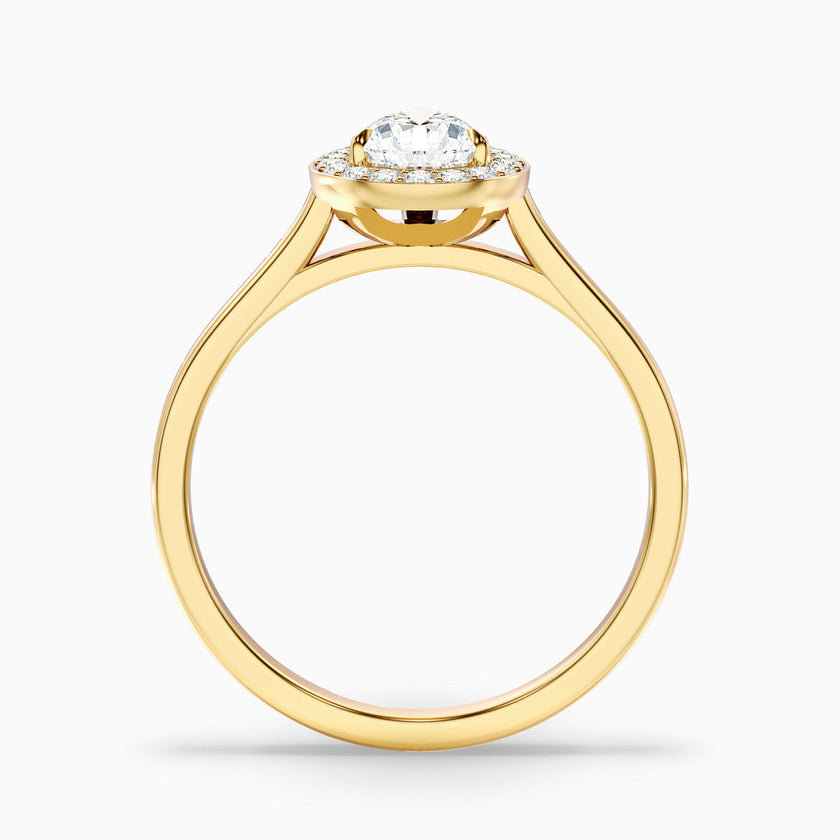 Ciara Pear Halo Lab Grown Diamond Ring