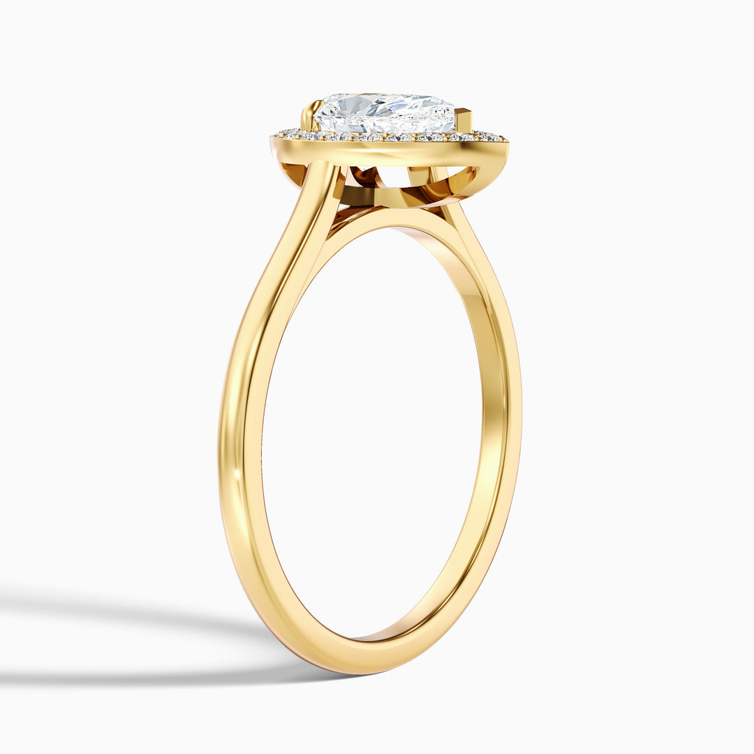 Ciara Pear Halo Lab Grown Diamond Ring