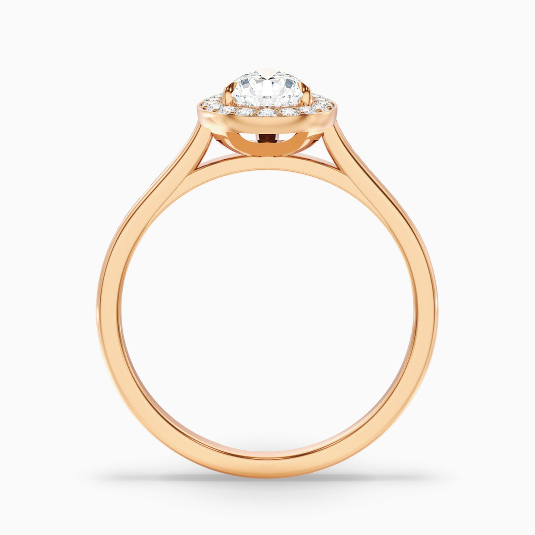 Ciara Pear Halo Lab Grown Diamond Ring