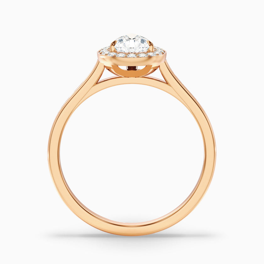 Ciara Pear Halo Lab Grown Diamond Ring