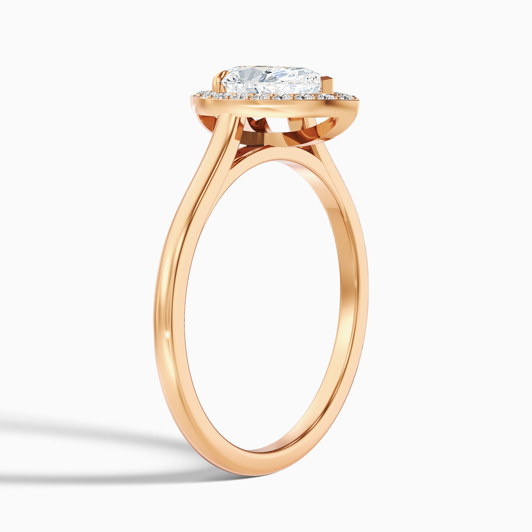 Ciara Pear Halo Lab Grown Diamond Ring