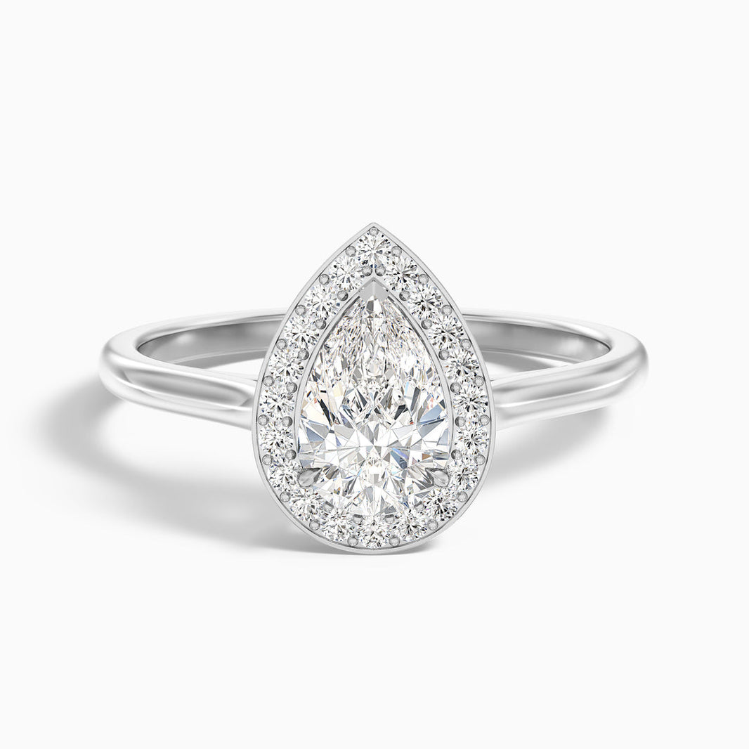 Ciara Pear Halo Lab Grown Diamond Ring