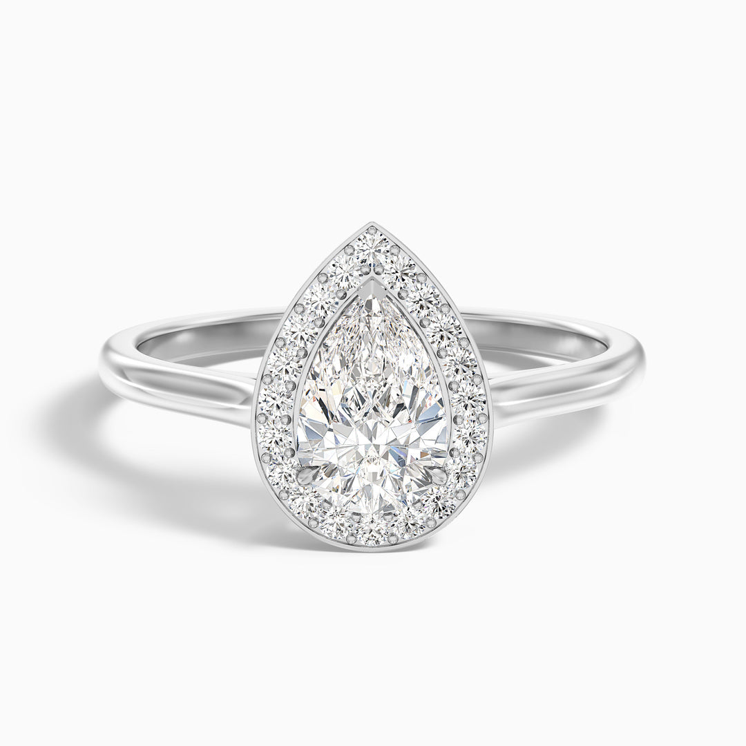 Ciara Pear Halo Lab Grown Diamond Ring