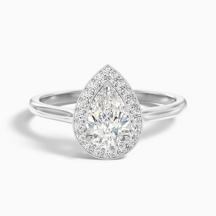 Ciara Pear Halo Lab Grown Diamond Ring