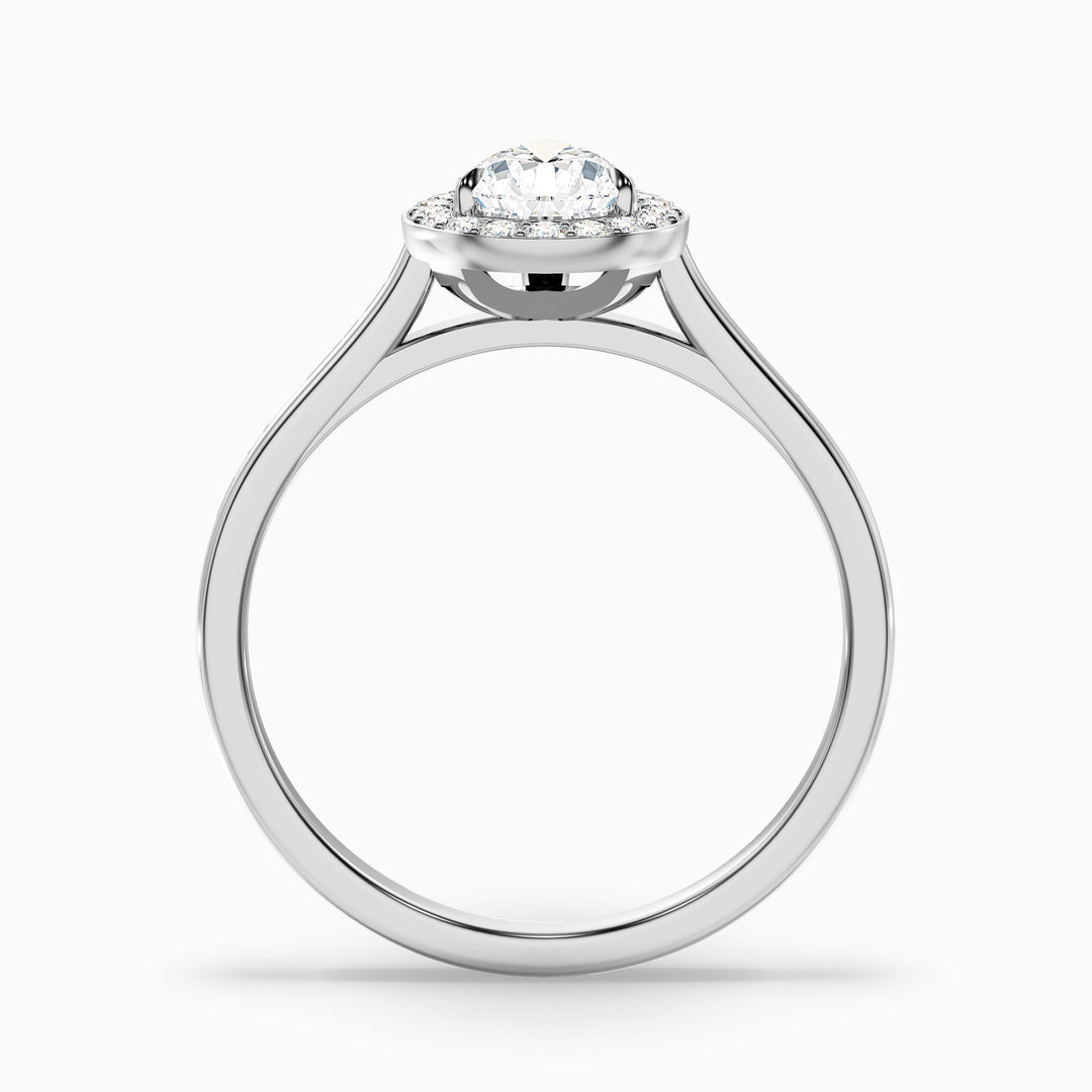 Ciara Pear Halo Lab Grown Diamond Ring
