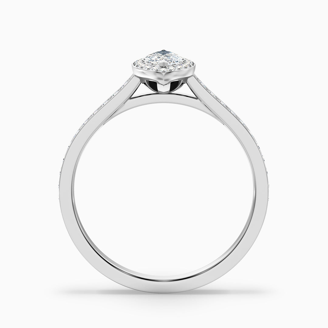 Isoke Marquise Halo Pave Lab Grown Diamond Ring