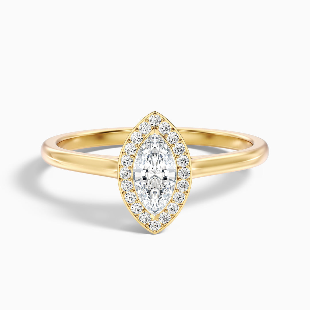 Nanami Marquise Halo Lab Grown Diamond Ring