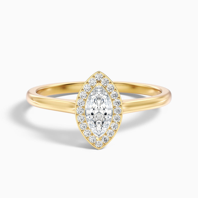 Nanami Marquise Halo Lab Grown Diamond Ring