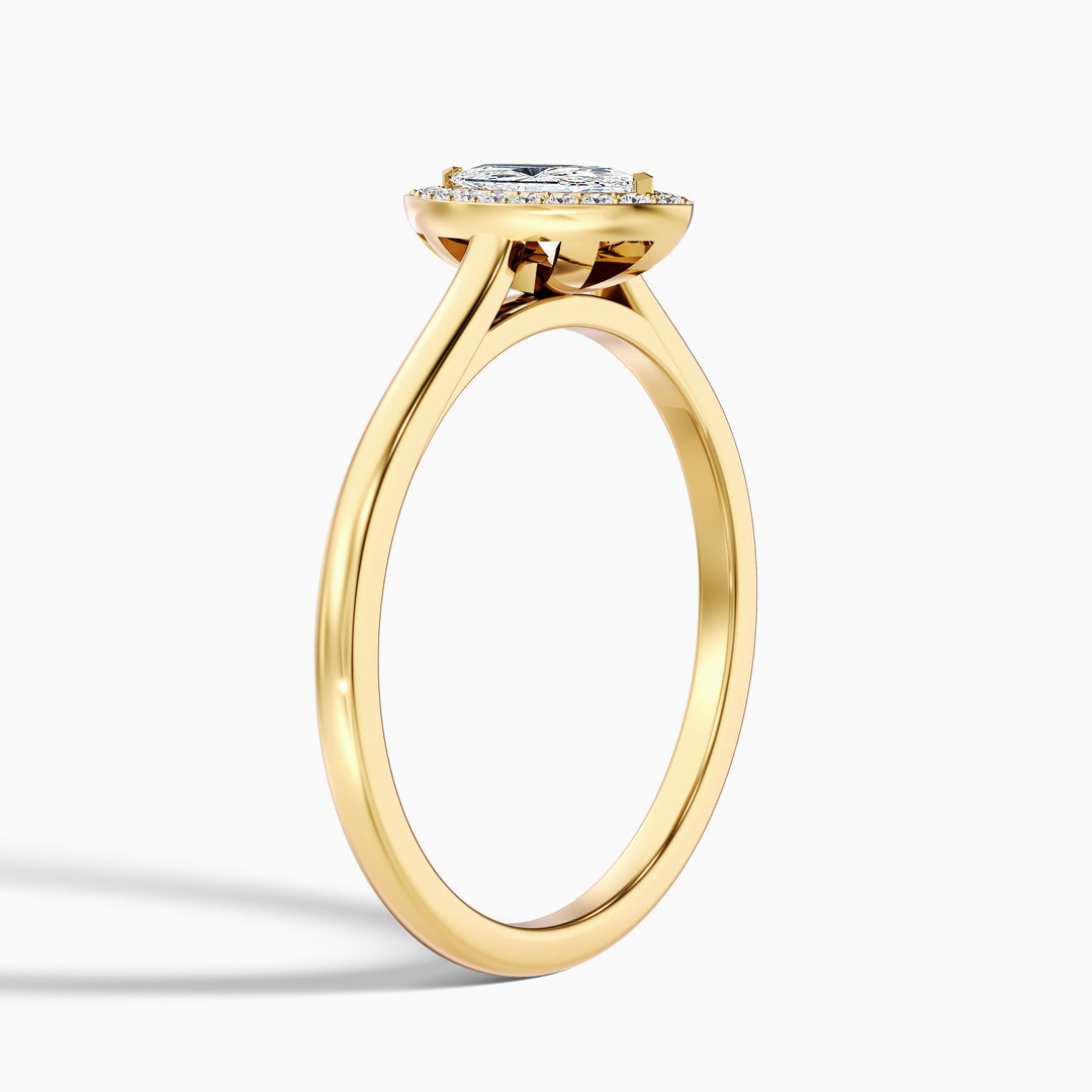 Nanami Marquise Halo Lab Grown Diamond Ring