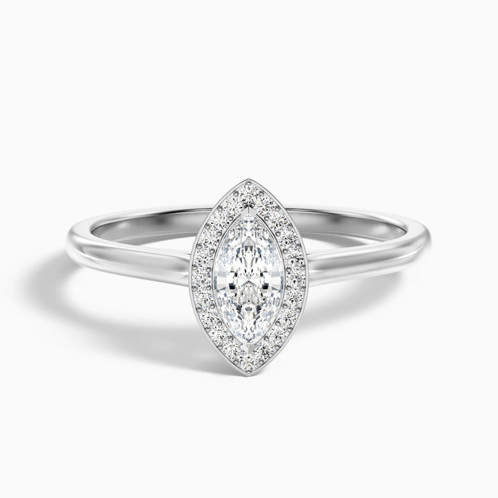Nanami Marquise Halo Lab Grown Diamond Ring