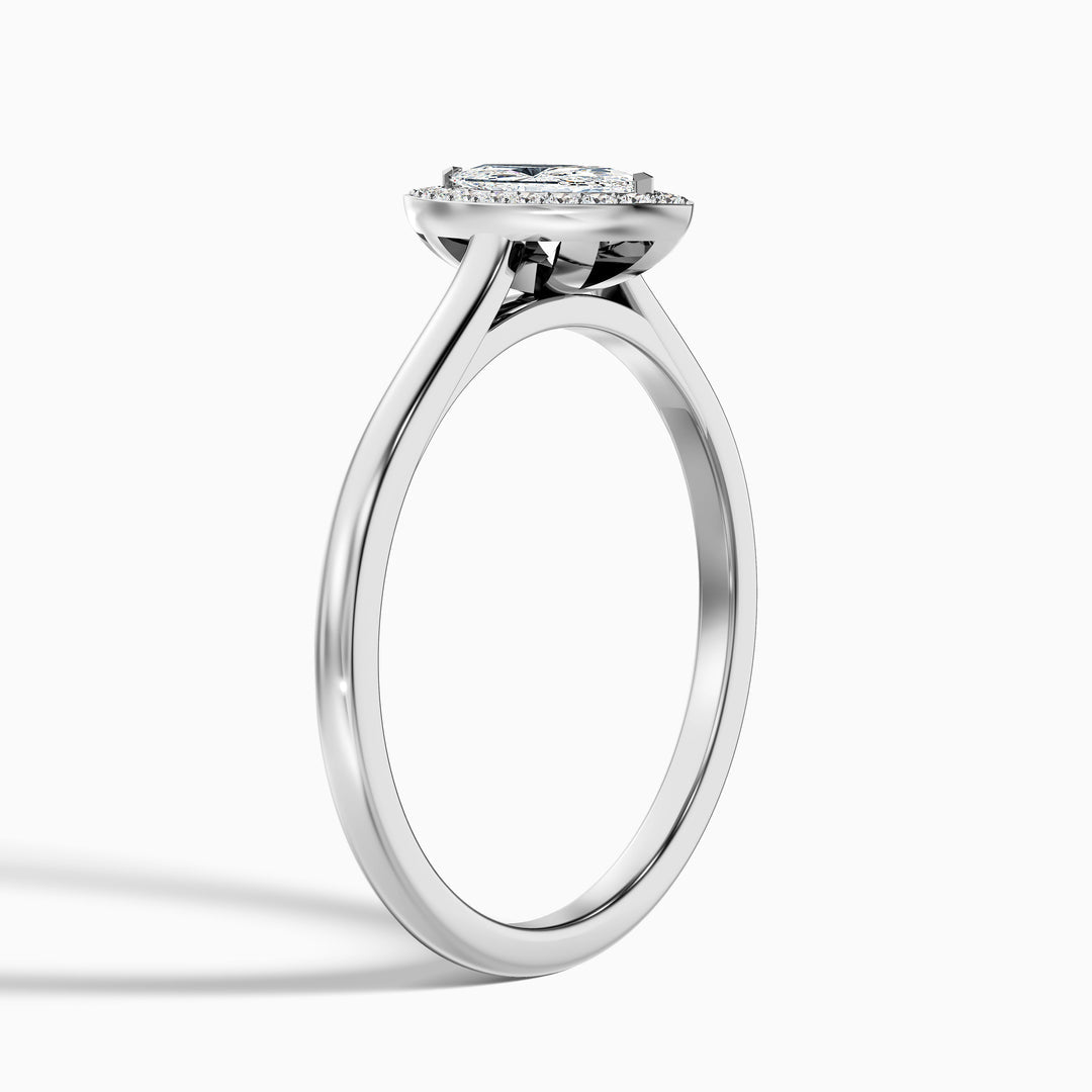 Nanami Marquise Halo Lab Grown Diamond Ring