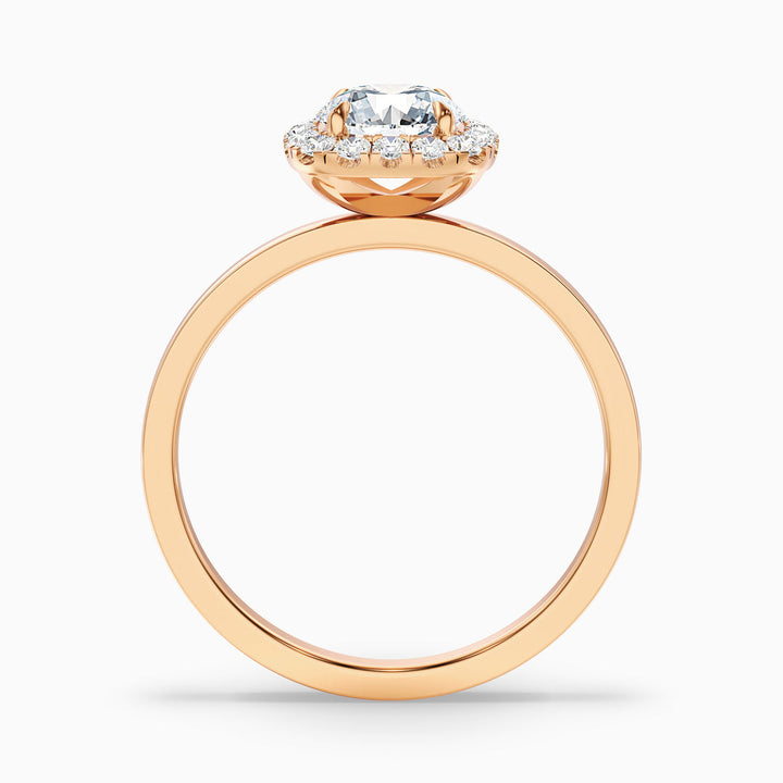 Sahana Round Cut Halo Lab Grown Diamond Ring